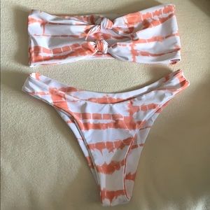Tie dye bikini set